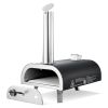 VEVOR Outdoor Pizza Oven, 12 Inch Wood Fired Pizza Ovens, Pellet Pizza-Stove with Thermometer, Portable Pizza-Maker for Outside Backyard Patio Camping