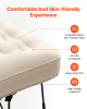 VEVOR Air Mattress with Frame, Inflatable 2 Person Camping Cot with Built-in Pump, Portable Folding Air Beds Supports 600 lbs