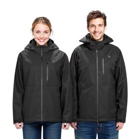 VEVOR Heated Jacket for Women with 7.4V Battery, Soft Shell Electric Heating Coat