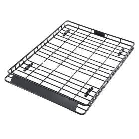 VEVOR Roof Rack Basket, 64 x 50 x 4.1 in, Universal Rooftop Cargo Carrier with Two 35.4 x 39.4 in Cargo Net,150 lbs Max Car Top Luggage Holder