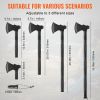 VEVOR Survival Shovel Survival Axe, 16-in-1 Camping Folding Shovels with Hatchet, Stainless Steel Tactical Shovel Hatchet Combo