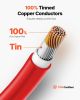 VEVOR 100FT Solar Panel Extension Cable 10AWG Waterproof PV 6mmÂ² Cable Red