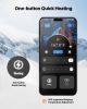 VEVOR Heated Socks, 5000mAh Battery Powered, Rechargeable Heating Socks with 4 Heating Levels, Electric Heated Sock with APP Control for Men Women