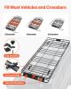 VEVOR Roof Rack Basket, 84 x 39 x 4.1 in, Universal Rooftop Cargo Carrier with 7.9 x 3.9 x 10.2 in Cargo Bag, Net, Ratchet Straps